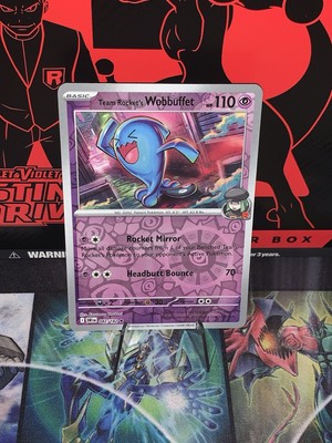 Team Rocket's Wobbuffet 082/182 Sv10: Destined Rivals Reverse Holo | eBay