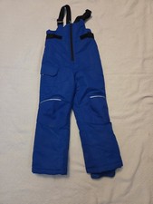 Swiss Tech Kids Blue Snow Bib Overalls Size 4/5