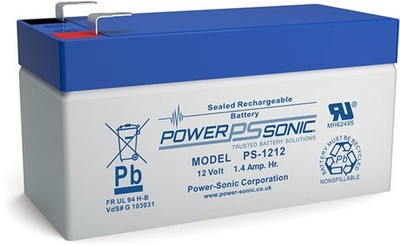 Powersonic 12V 1,2Ah Blei-Vlies Akku AGM vds PS-1212 / PS1212