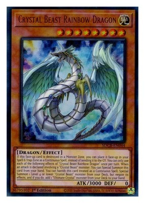 Crystal Beast Rainbow Dragon Ultra Rare SDCB-EN044 NM