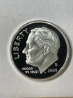 2009  S Silver Roosevelt 10 Cents Coin, stunning Proof, DCAM