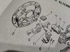 Per mv agusta 150 volano dansi flywheel contact point condenser A 1059/2 moto