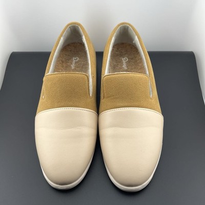 Dooeys Recycled Vegan Suede Leather House Loafers Tan / Cream