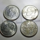 2011-P Roosevelt Dime 10C Lot of 4, Circulated, Business, Uncertified — photo 1