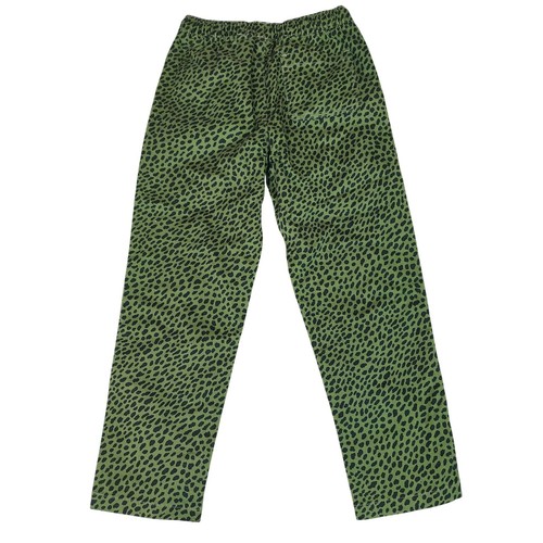 J Crew Crewcuts Chino Twill Pull On Pants Boys 7 Animal Spots Pesto Green NWT - Picture 3 of 7