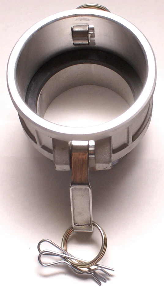 Acoplador hembra Camlock tipo B 3" x accesorio de manguera NPT macho Foto 2 de 2