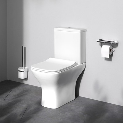 AM.PM Stand WC spülrandlos Toilette Stand wc mit spülkasten Soft-Close WC-Sitz