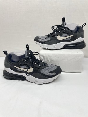 Nike Air React 270 Black White Grey BQ0103-003 Kids Size 6.5Y / Woman s Size 8