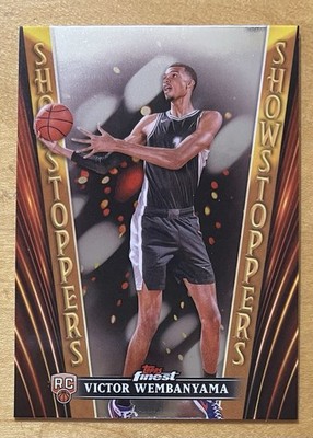 Victor Wembanyama Rookie 2023-24 Topps Finest Show Stoppers Insert 