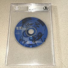 THE CURE BAND GROUP signed autographed WILD MOOD CD ROBERT SMITH BECKETT SLABBED