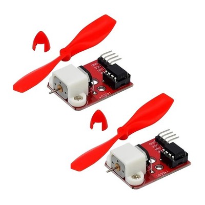 5V L9110 Lüftersteuerungsset 2-teilig mit 75mm Propeller für Arduino Feuerwehr