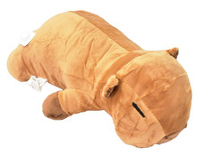 Capybara Plush Animal Stuffed Toy w USB-C Plug Polyester Fiber Filling 12" Tall