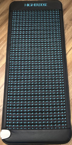 HigherDOSE Heated Magnetic Field Mat w/ Heat Controller & Carry Bag, Black/Blue