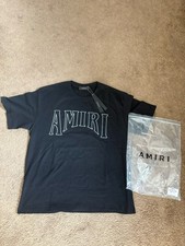 Amiri Men's Short Sleeve T-Shirt 100% Cotton, Size XL(New With All Tags)
