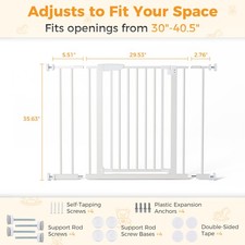 Pet Gate for Stairs and Doorways