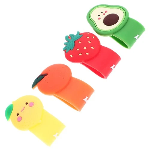 4 Pcs Cable Management Clips Reusable Multi-function Silicone Ties