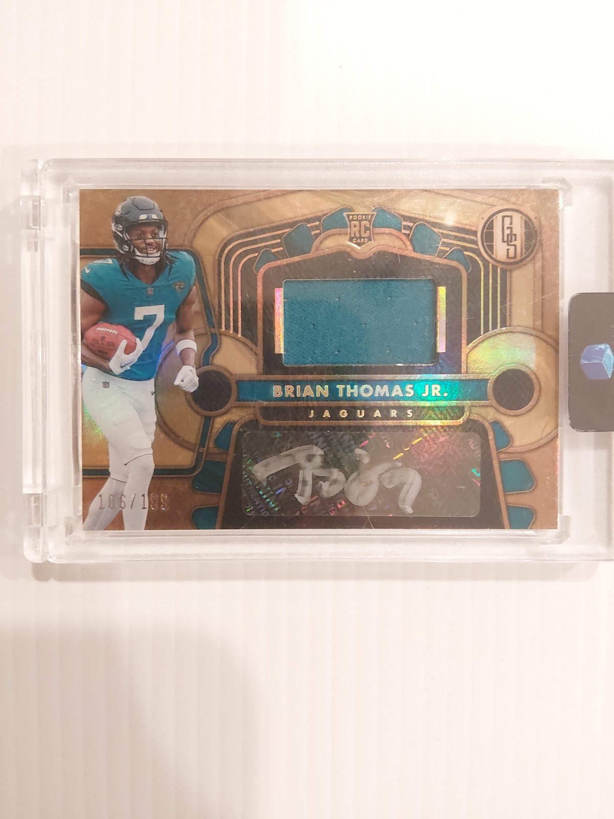 2024 Panini Gold Standard - Rookie Jersey Autographs Brian Thomas Jr. #203 /199