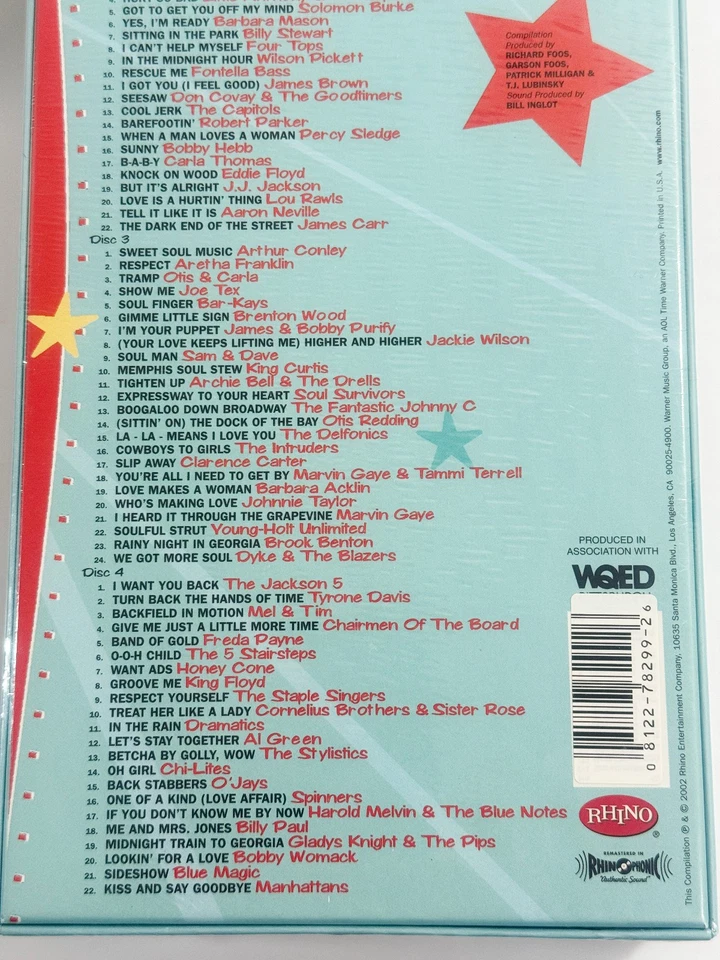 Soul Spectacular! The Greatest Hits Of All Time 4 CD Set James Brown NEW Sealed! - Image 4 of 4