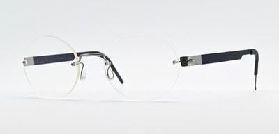 LINDBERG Brille 2111 T601 140 Col ZMA P10 Spirit Titanium Randlos Dunkelblau S