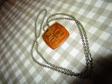 50 Years of Confidence Chevrolet Key Ring Watch Fob Key chain Token vtg medal