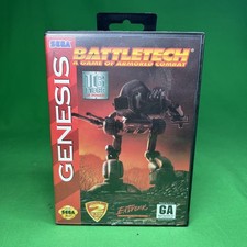 BattleTech: A Game of Armored Combat (Sega Genesis, 1994) COMPLETE w/ Box manual