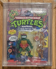 AFA 85 NM+ Teenage Mutant Ninja Turtles TMNT Storage Shell RAPHAEL 1991 HIGHEST