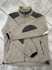 Vintage Alf Wear Deep Pile Sherpa Fleece Jacket Gray Full Zip USA Made Size M
