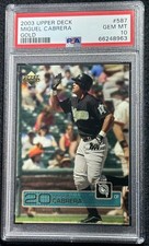 2003 Upper Deck GOLD Miguel Cabrera #5 RC PSA 10 Rare Rookie!