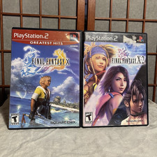 Final Fantasy X Greatest Hits + X-2 Bundle w/ Manual, Square Enix PS2