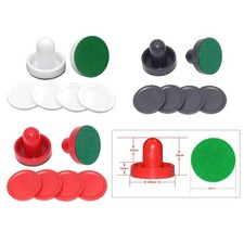 2PCS Plastic Material Pushers And 4PCS Pucks Replacement for Game Tables