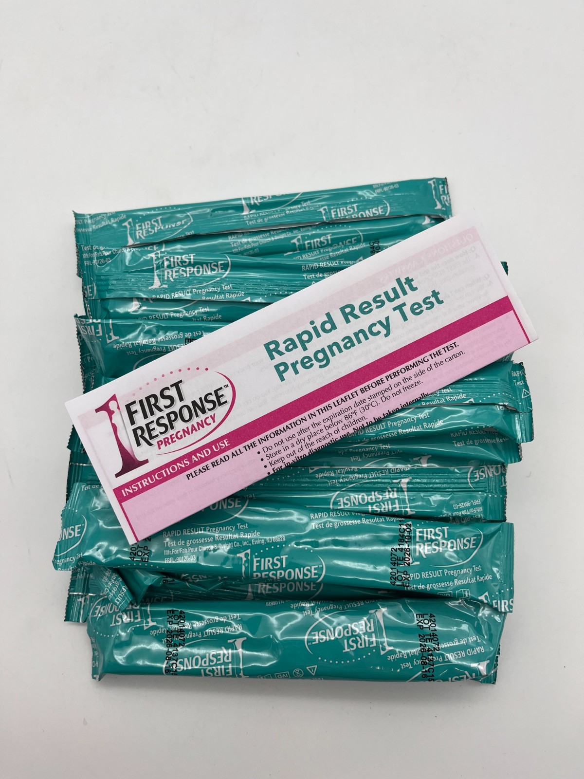 10x FIRST RESPONSE RAPID RESULT PREGNANCY TESTS EXP 5/26+ NEW MR 927