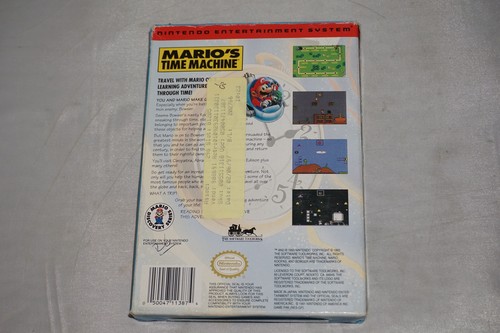 Mario's Time Machine (Nintendo NES) Complete in Box CIB - Picture 2 of 8