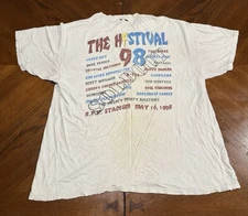 Vintage 1998 HFSTIVAL 99.1 HFS Shirt. Size XL. Worn Sold As Is.