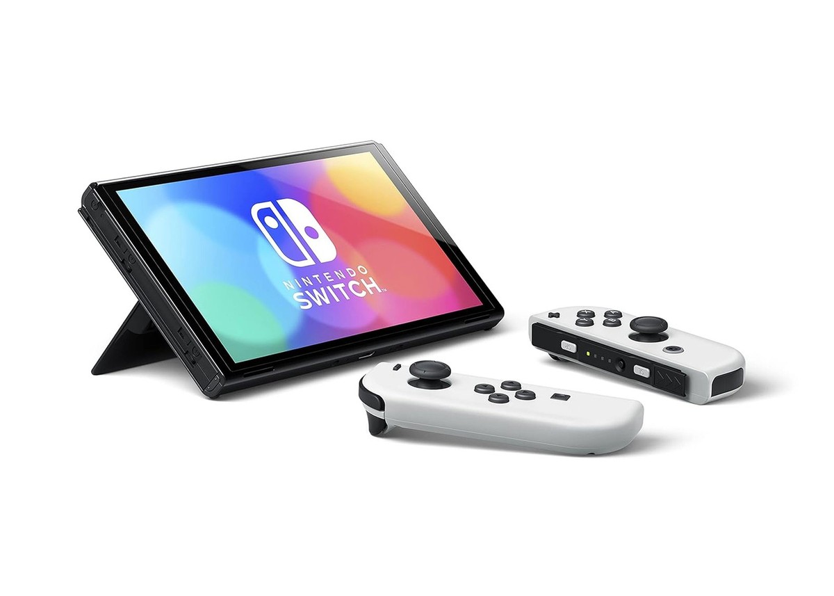 Nintendo Switch OLED Model - 64GB/White (HEGSKAAAA) for sale