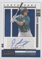 2021 Panini Contenders Contenders Auto Justin Lavey #CA-JL Auto 0q1p