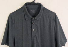 Untuckit Performance Polo Shirt Men's Extra Large Gray Short Sleeve Stretch