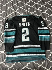 Will Smith San Jose Sharks Signed Autograph Jersey Beckett COA