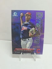 2018 Bowman - #Bowman Trending Triston McKenzie ##-TM Purple Mojo Refractor /250