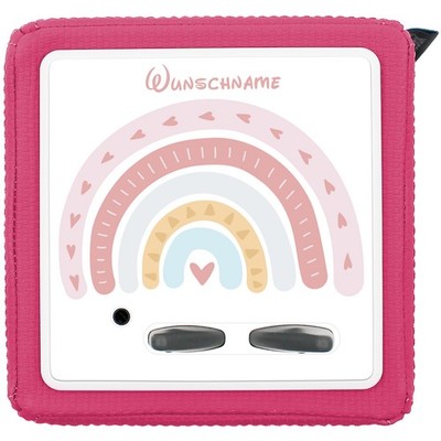 Regenbogen Tonie Folie mit Wunschtext für Toniebox Aufkleber Kinder Name Y031-78
