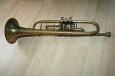 VINTAGE TRUMPET, ON RESTORERS, HASIK TRUMPET WITH MOUTHPIECE