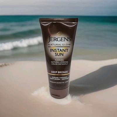 Jergens Natural Glow Instant Sun Self Tanner Moisturizer 6 Fl Oz DEEP BRONZE