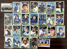 Topps Baseball 1981 Chicago White Sox Team Set of 26 Cards BAINES LEMON 050325