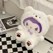 Kawaii Sanrio 25CM Plush Toy Hello Kitty Kuromi Cartoon Stuffed Gift Doll