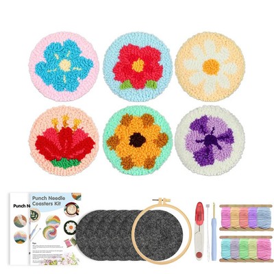 DIY Punch Nadel Stickset Tiermuster Anfänger Garn Bastelset Geschenk UK