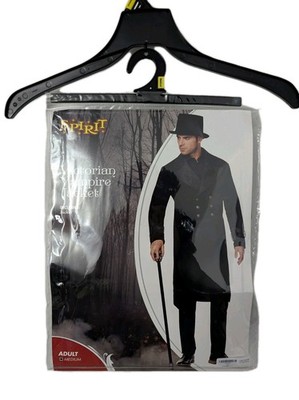Gothic Victorian Vampire Halloween Jacket Men's Size Medium by Spirit Costumes