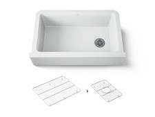 Kohler Cairn 25786-Cm6 34" Undermount Single-Bowl Sink - Slight Wear