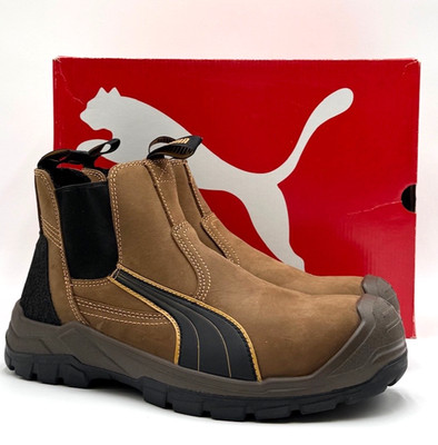 PUMA TANAMII BROWN MID Men's NEW Safety Work Boot Brown Multiple Sizes