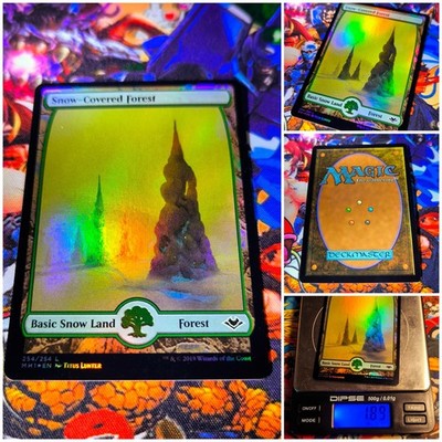 MTG Snow-Covered Forest   Nm Full Art Land FOIL Modern Horizons MH1 OG