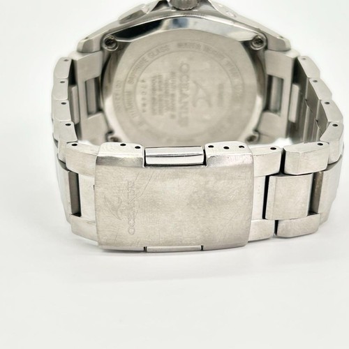 CASIO Oceanus OCW-S100-1AJF Titanium Solar Radio Watch 10BAR Wrist Watch Japan - Picture 9 of 9