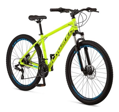 Schwinn High Timber Mountain Bike Wheels, 7 or 21 Speeds, Frame Options - Yellow